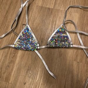 Technicolor triangle top shopbglittz festival